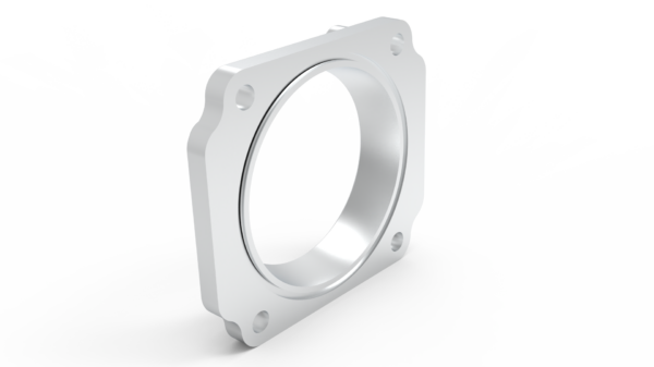 Aluminium Throttle Body Billet Adapter for  2JZGTE Hypertune (or Style) and Bosch Motorsport DBW 82mm – Bild 3